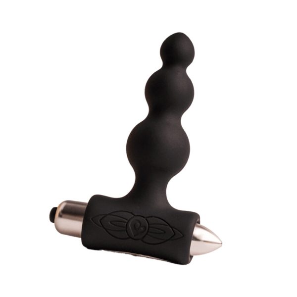 ROCKS- OFF - PETITE SENSATIONS BUBBLES ANAL PLUG VIBRATOR BLACK - Image 2