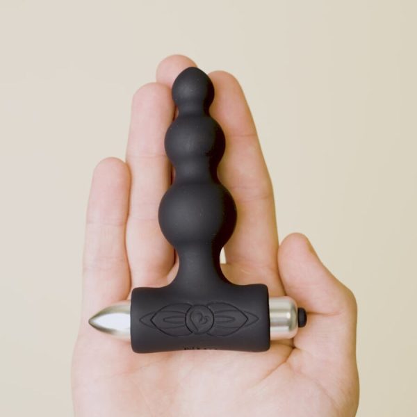 ROCKS- OFF - PETITE SENSATIONS BUBBLES ANAL PLUG VIBRATOR BLACK - Image 6