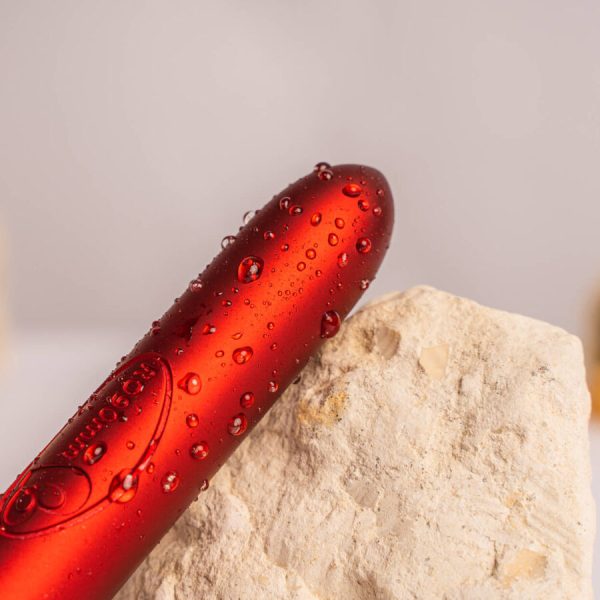 ROCKS-OFF - RO-90 SCARLET VELVET VIBRATING BULLET RED - Image 6