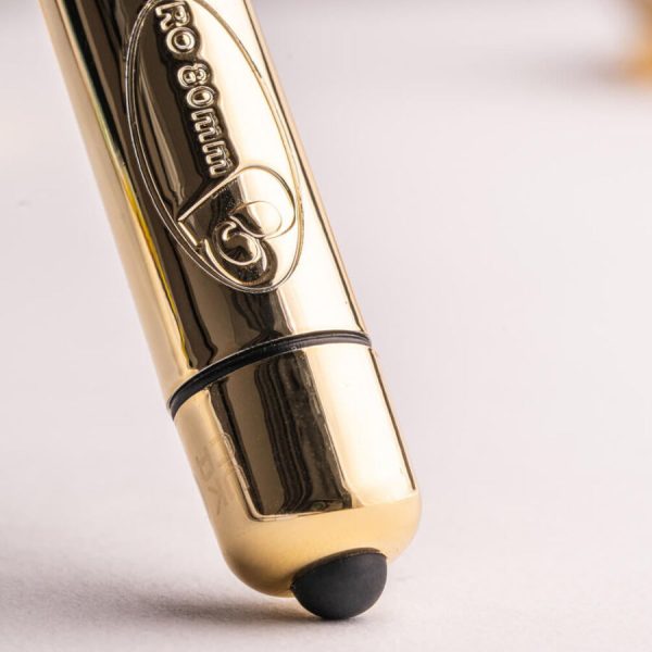 ROCKS- OFF - RO-80 CHAMPAGNE GOLDEN VIBRATING BULLET - Image 4