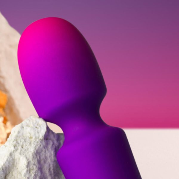 ROCKS- OFF - GLO- GIRL VIBRATOR WAND MINI PURPLE - Image 2