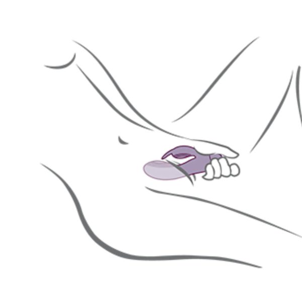 ROCKS- OFF - GLO- GIRL PURPLE RABBIT VIBRATOR - Image 5