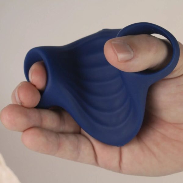 ROCKS- OFF - PALM BLUE FLEXIBLE VIBRATOR MASTURBATOR - Image 5