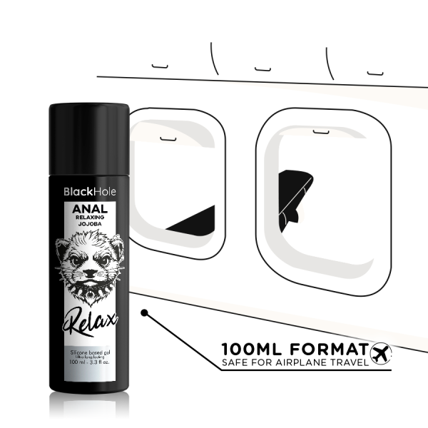 BLACK HOLE - ANAL RELAXING JOJOBA RELAX SILICONE BASE 100 ML - Image 5