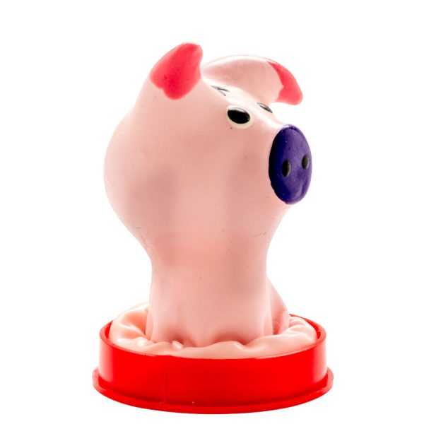 CONDOMERIE - HANDPAINTED NOVELTY CONDOMS PIG HEAD - Image 2