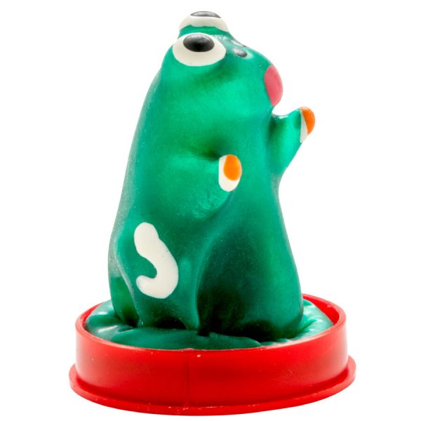CONDOMERIE - HANDPAINTED NOVELTY CONDOMS FROG MODEL 1 - Image 2