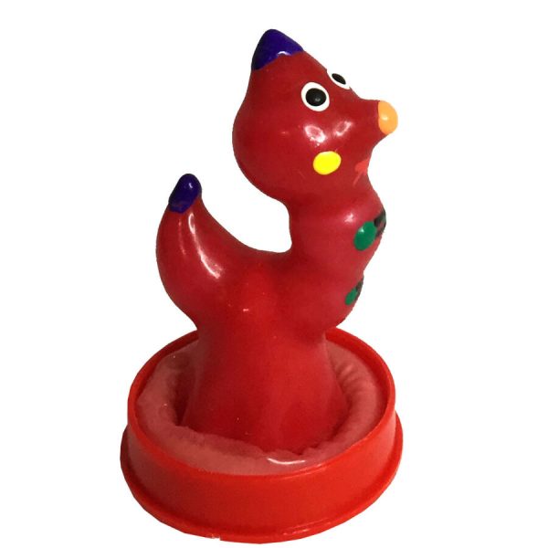 CONDOMERIE - HANDPAINTED NOVELTY CONDOMS WORM - Image 2