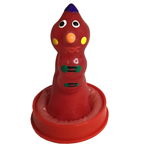 CONDOMERIE - HANDPAINTED NOVELTY CONDOMS WORM - Image 3