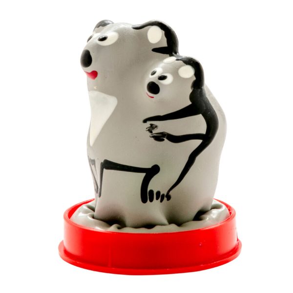 CONDOMERIE - HANDPAINTED NOVELTY CONDOMS KOALA + YOUNG - Image 2
