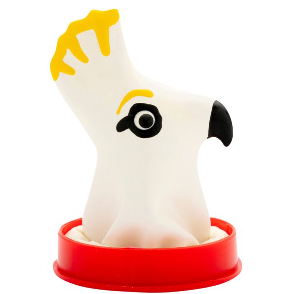 CONDOMERIE - HANDPAINTED NOVELTY CONDOMS PARROT WHITE - Image 2