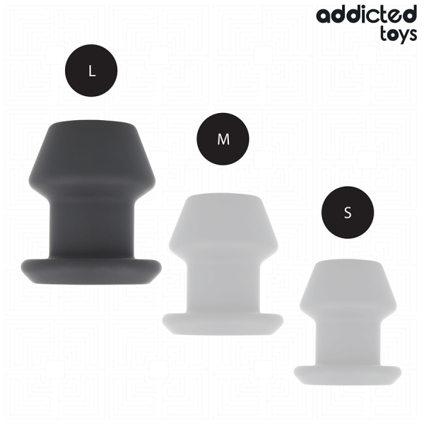ADDICTED TOYS - EXTREME HOLLOW ANAL PLUG SILICONE SIZE L 10.4 CM - Image 5