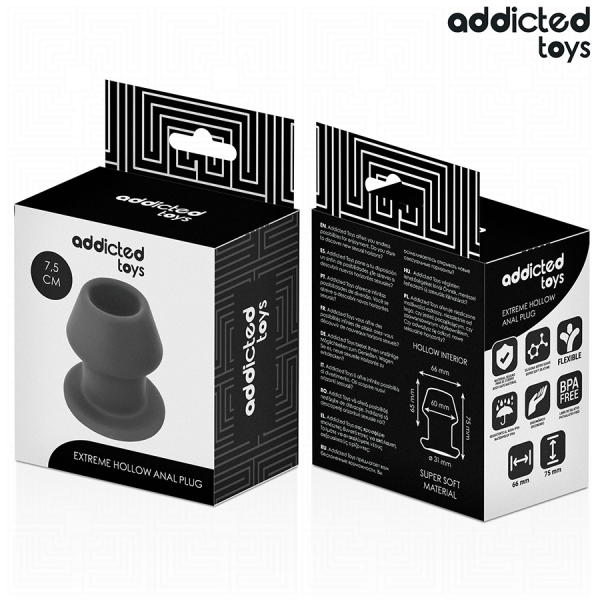 ADDICTED TOYS - EXTREME HOLLOW ANAL PLUG SILICONE SIZE S 7.5 CM - Image 7