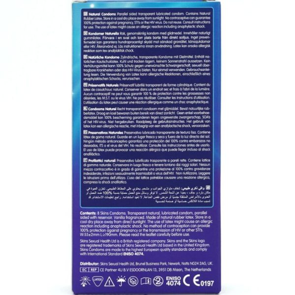 SKINS - NATURAL PREMIUM CONDOMS PACK 8 - Image 4