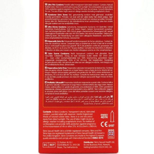SKINS - ULTRA THIN PREMIUM CONDOMS PACK 16 - Image 4