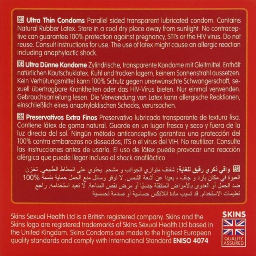 SKINS - ULTRA THIN PREMIUM CONDOMS PACK 4 - Image 4