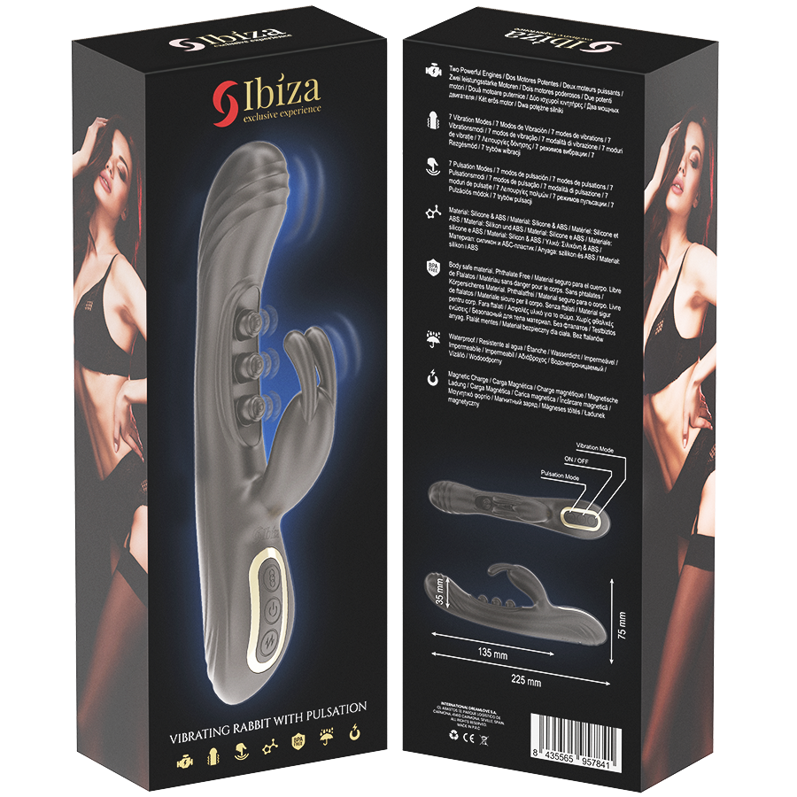 IBIZA - VIBRATING RABBIT WITH PULSATION - Image 8