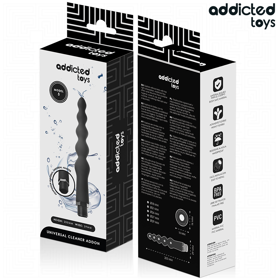 ADDICTED TOYS - ANAL CLEANER WITH UNIVERSAL ADAPTER MODEL 5 - Image 7