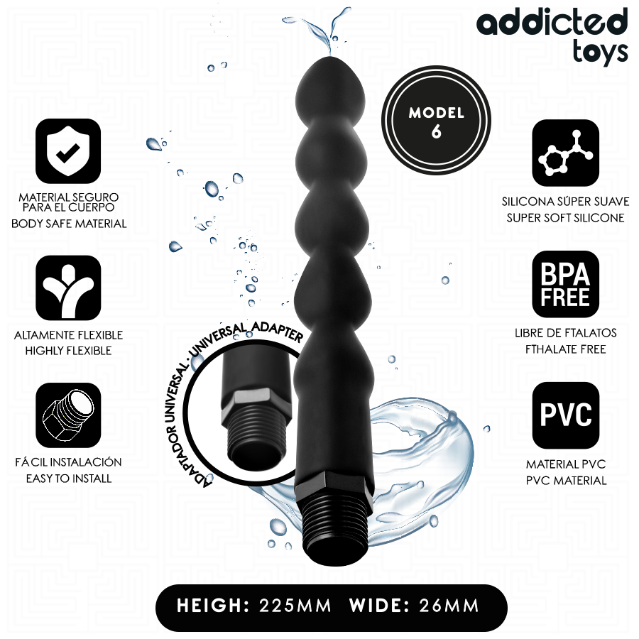 ADDICTED TOYS - ANAL CLEANER WITH UNIVERSAL ADAPTER MODEL 6 - Image 2