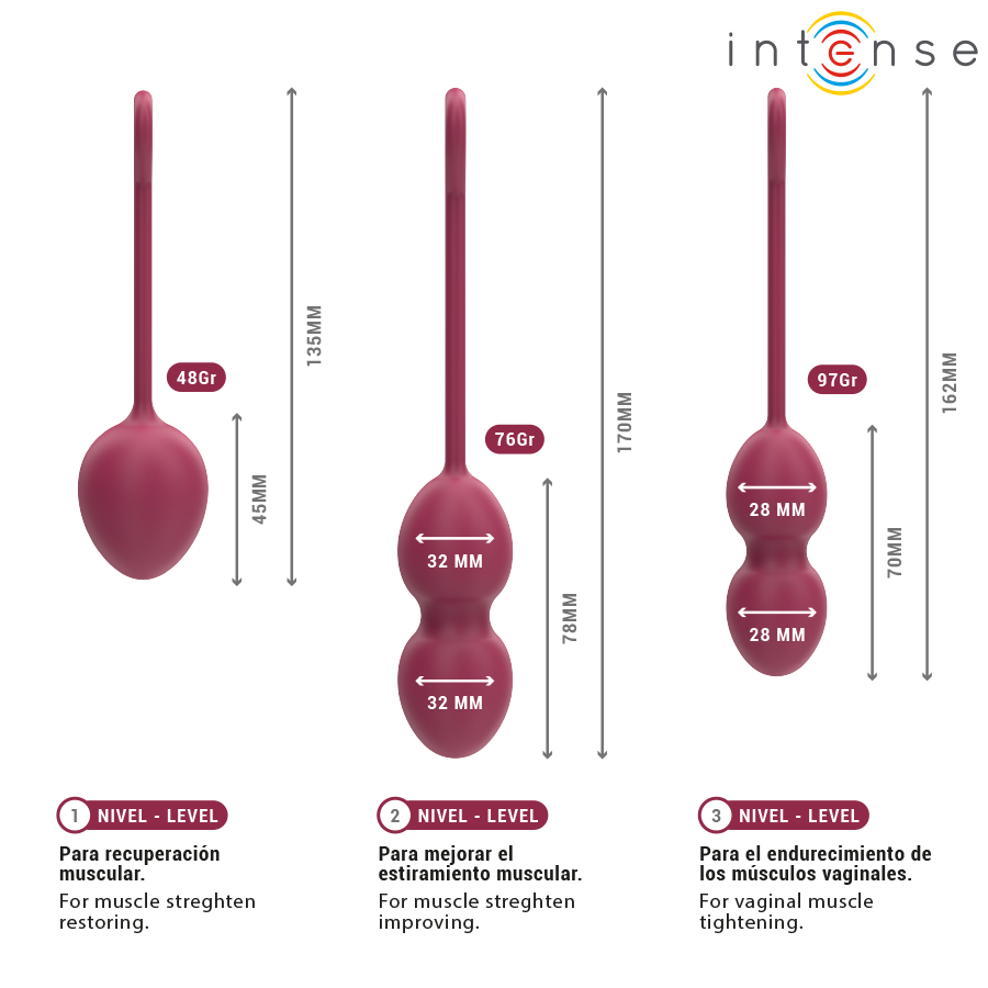 INTENSE - CHARLI KEGEL BALL KIT BURGUNDY - Image 5