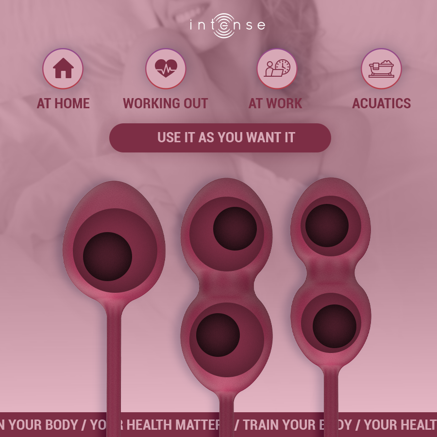 INTENSE - CHARLI KEGEL BALL KIT BURGUNDY - Image 3