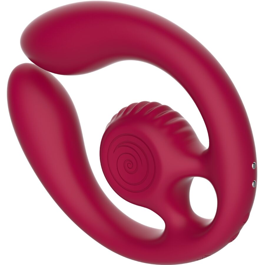 SNAIL VIBE - GIZI DUO COUPLES STIMULATOR REMOTE CONTROL BURGUNDY - Image 3
