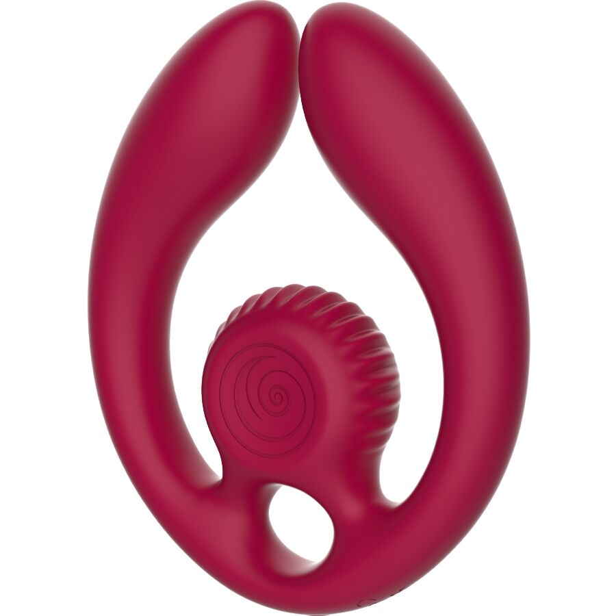 SNAIL VIBE - GIZI DUO COUPLES STIMULATOR REMOTE CONTROL BURGUNDY - Image 4