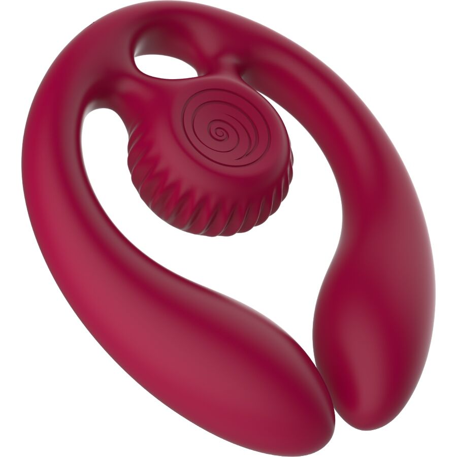 SNAIL VIBE - GIZI DUO COUPLES STIMULATOR REMOTE CONTROL BURGUNDY - Image 2