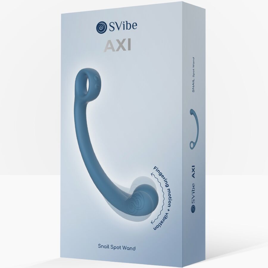 SNAIL VIBE - AXI VIBRATING MASSAGE WAND BLUE - Image 6