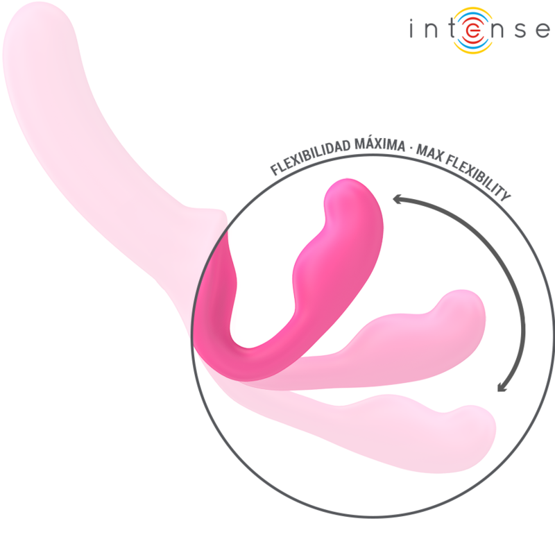 INTENSE - AMY DOUBLE VIBRATOR 20 CM PINK REMOTE CONTROL - Image 6