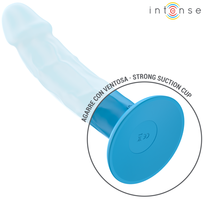 INTENSE - PHOEBE REALISTIC VIBRATOR 10 VIBRATIONS BLUE REMOTE CONTROL - Image 6