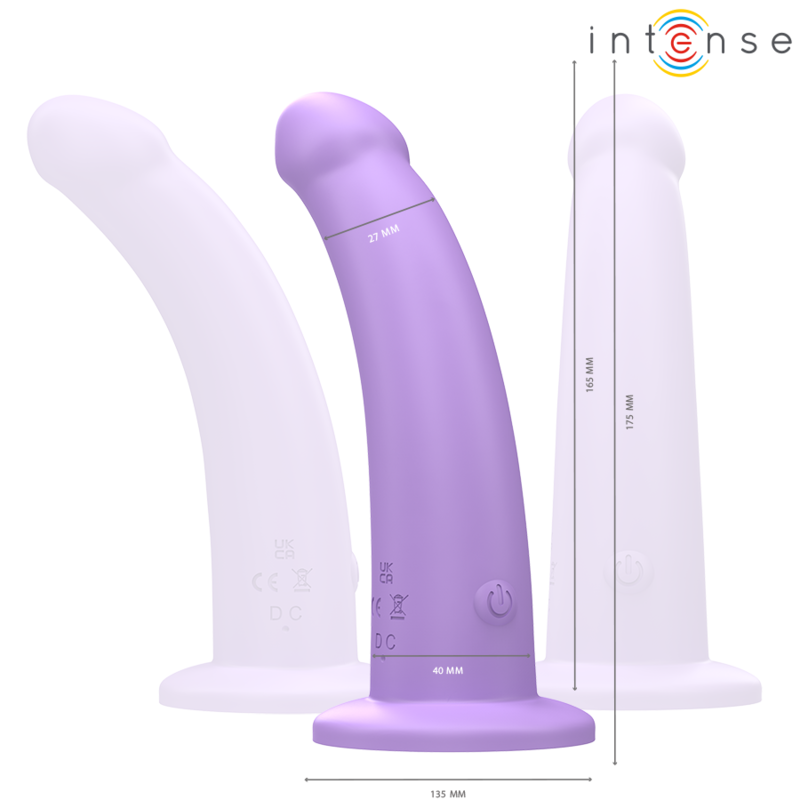 INTENSE - EDDIE VIBRATOR 17.5 CM 10 VIBRATIONS PURPLE REMOTE CONTROL - Image 3