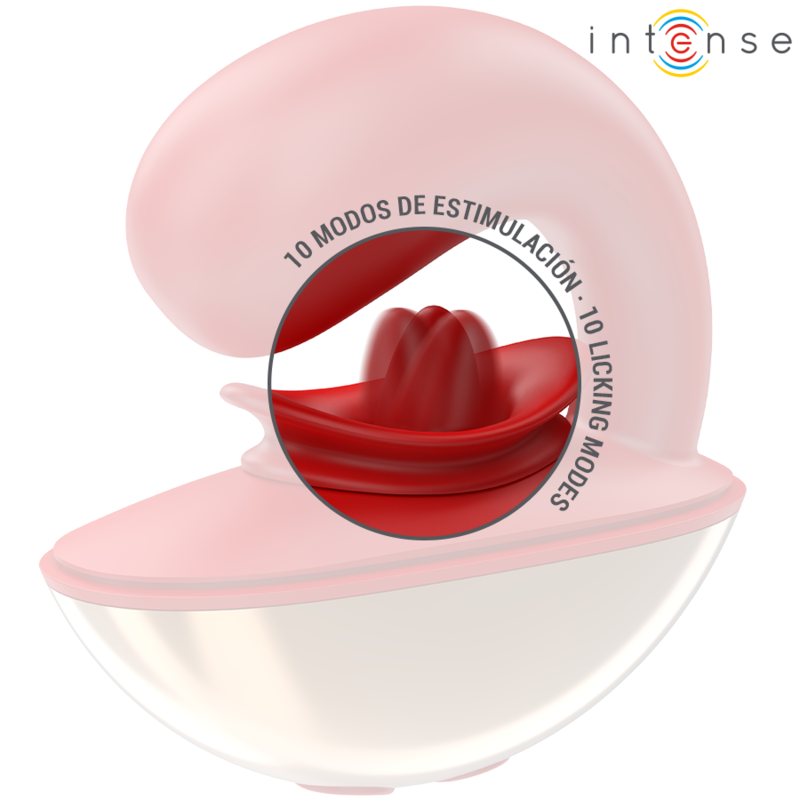 INTENSE - MARIAH VIBRATOR & STIMULATOR IN U SHAPE 10 VIBRATIONS RED - Image 6