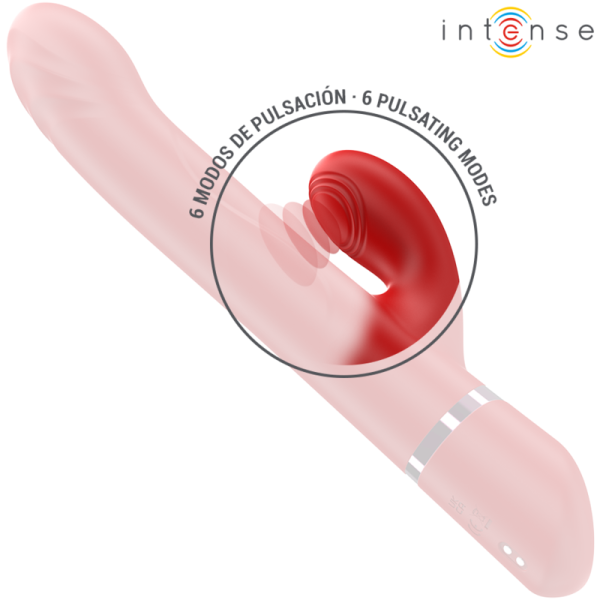 INTENSE - LELE MULTIFUNCTION VIBRATOR ROTATING & OSCILLATION & STIMULATION RED - Image 6