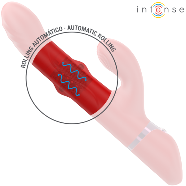 INTENSE - LELE MULTIFUNCTION VIBRATOR ROTATING & OSCILLATION & STIMULATION RED - Image 5