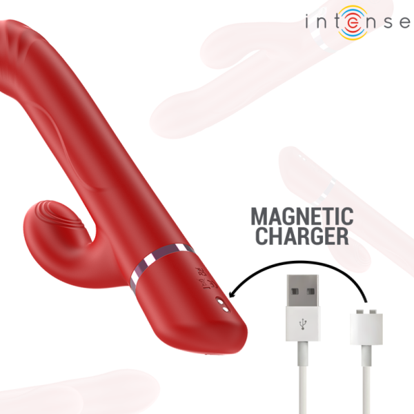 INTENSE - LELE MULTIFUNCTION VIBRATOR ROTATING & OSCILLATION & STIMULATION RED - Image 7