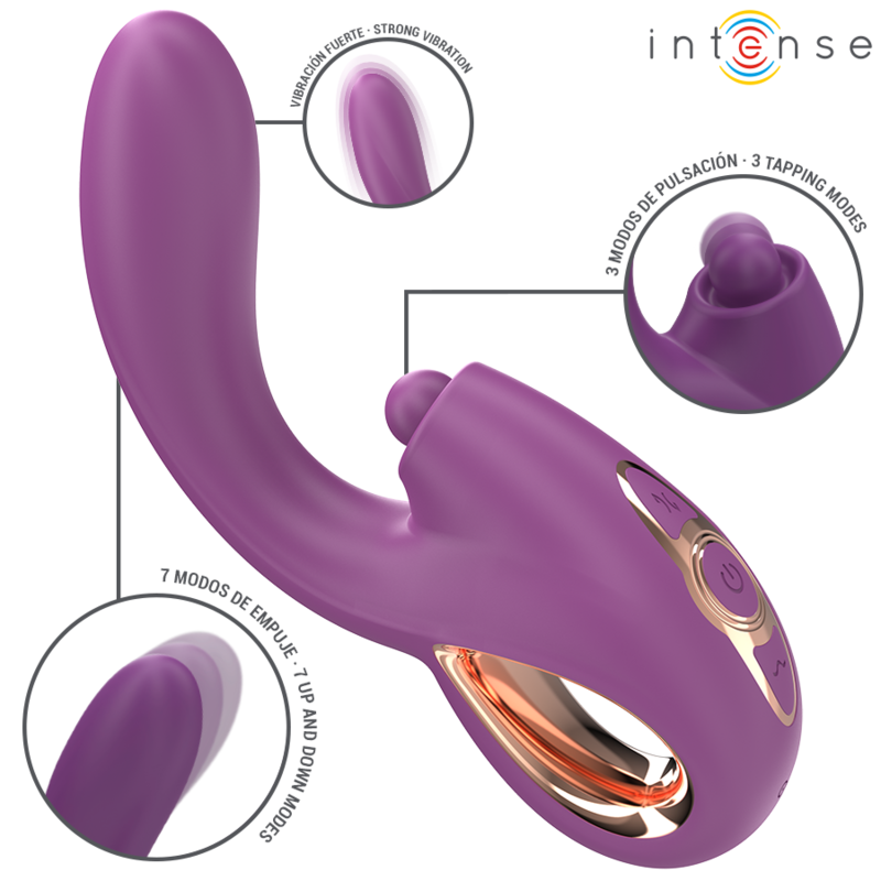 INTENSE - LALI MULTIFUNCTION G-SPOT VIBRATOR TAPPING & THRUST & VIBRATION PURPLE - Image 2