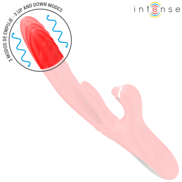 INTENSE - ROSALIA MULTIFUNCTION VIBRATOR 3 IN 1 RED - Image 4