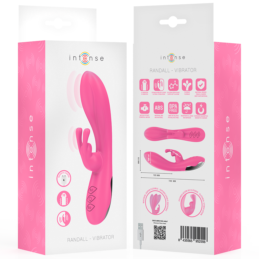 INTENSE - RANDALL RABBIT VIBRATOR 10 VIBRATIONS PINK - Image 8
