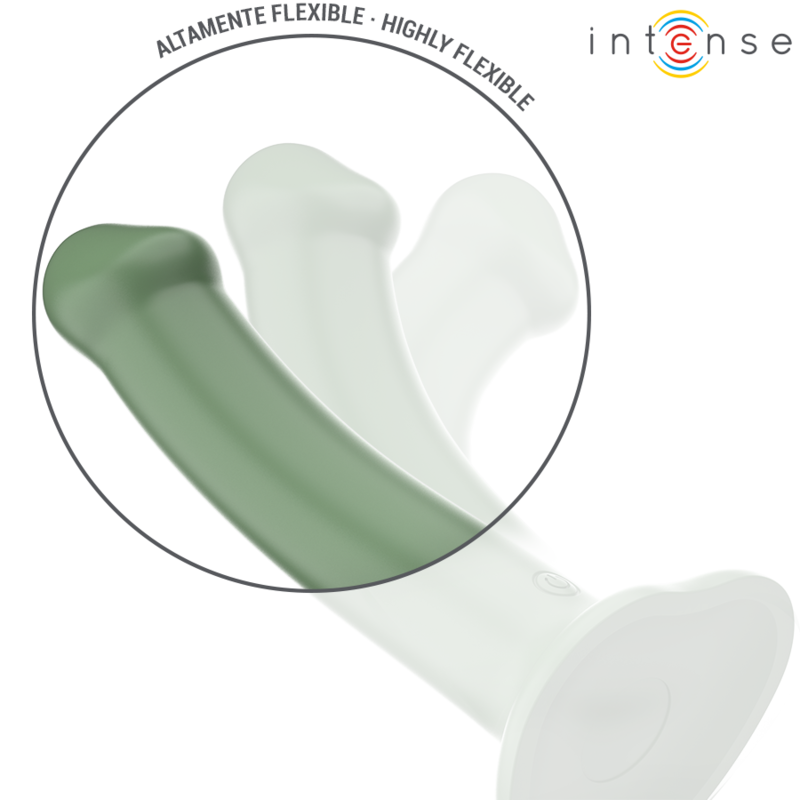 INTENSE - BECCA VIBRATOR WITH SUCTION CUP 10 VIBRATIONS GREEN REMOTE CONTROL - Image 6