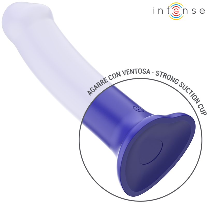 INTENSE - VICTORIA VIBRATOR WITH SUCTION CUP 10 VIBRATIONS DARK BLUE REMOTE CONTROL - Image 5