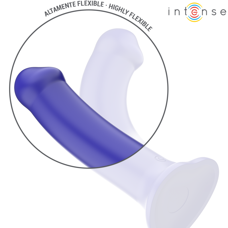 INTENSE - VICTORIA VIBRATOR WITH SUCTION CUP 10 VIBRATIONS DARK BLUE REMOTE CONTROL - Image 6