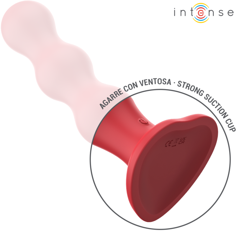 INTENSE - CODY VIBRATOR WITH SUCTION CUP RED REMOTE CONTROL - Image 6