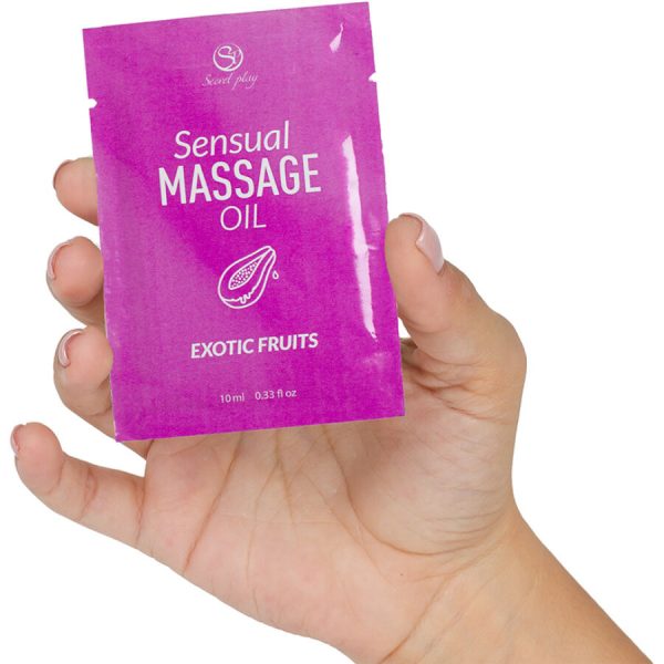 SECRETPLAY - SINGLE-DOSE EXOTIC FRUITS MASSAGE OIL 10 ML - Image 2
