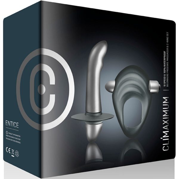 CLIMAXIMUM - ENTICE KIT COCK RING + PROSTATE VIBRATOR BEGINNERS - Image 5