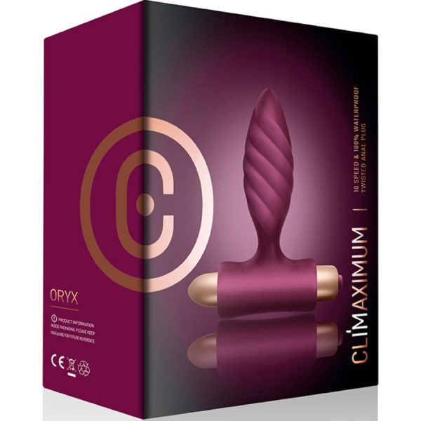 CLIMAXIMUM - ORYX TWISTED ANAL PLUG - Image 3