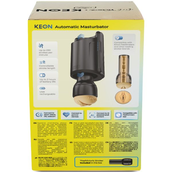 KIIROO - KEON WIFI COMBO VICTORIA JUNE AUTOMATIC MASTURBATOR + FEEL STROKER - Image 2