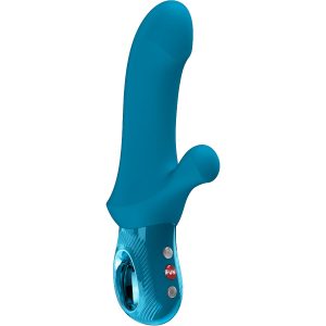 FUN FACTORY - BI STRONIC CURVE THRUSTING RABBIT PULSATORS AQUAMARINE