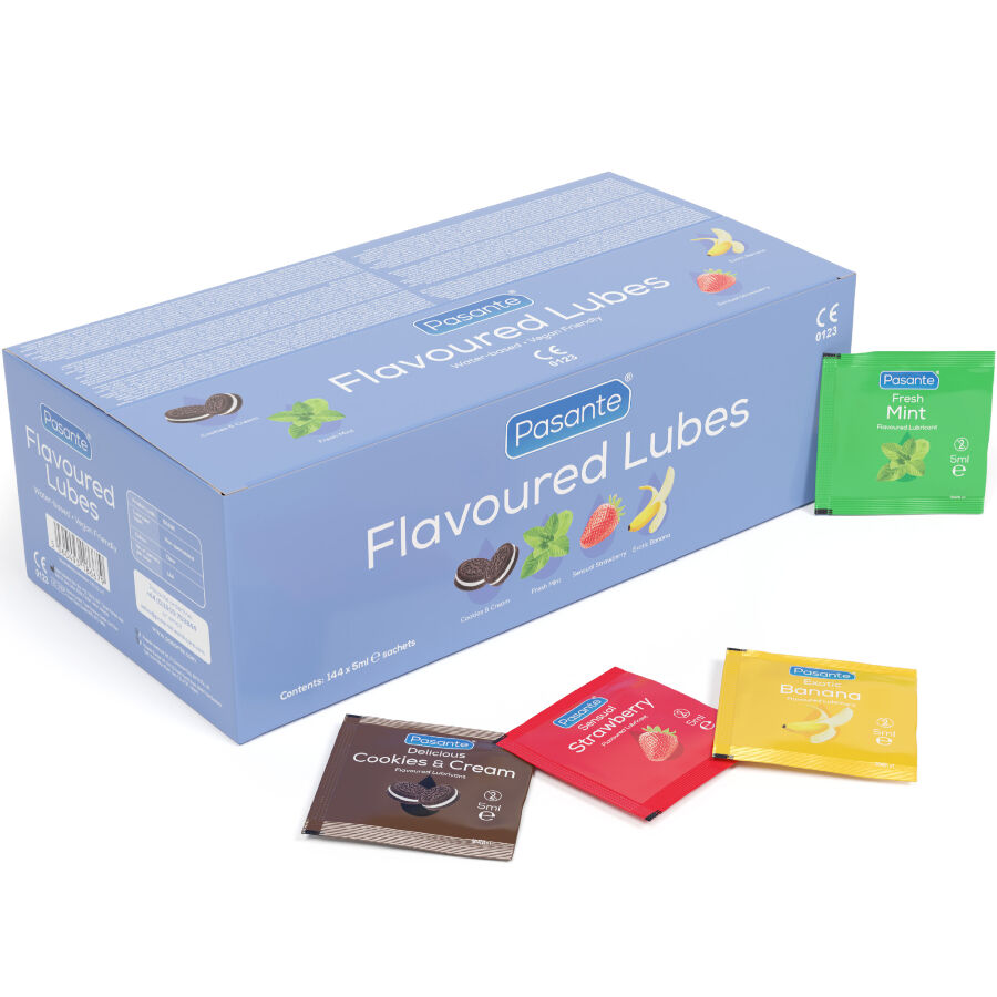 PASANTE - FLAVOR LUBRICANTS BOX 144 UNITS 5 ML - Image 2