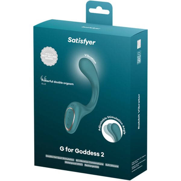 SATISFYER - G FOR FODDES 2 RABBIT VIBRATOR BOTTLE GREEN - Image 5
