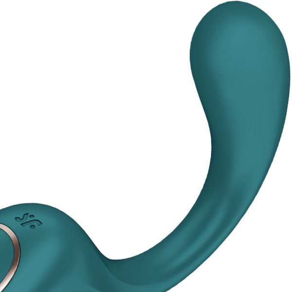 SATISFYER - G FOR FODDES 2 RABBIT VIBRATOR BOTTLE GREEN - Image 3